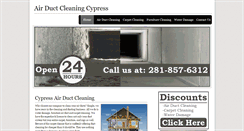 Desktop Screenshot of airduct--cleaningcypress.com